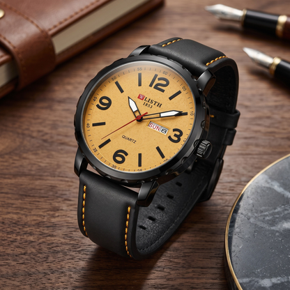 Valenor Leather Black 40mm
