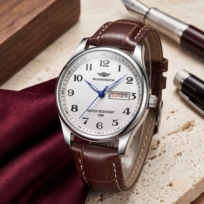 Rovain Leather Brown 40mm
