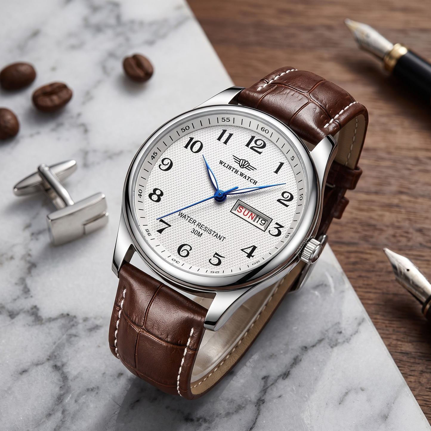 Classic Leather Brown Casteron 40mm