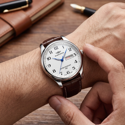Classic Leather Brown Casteron 40mm