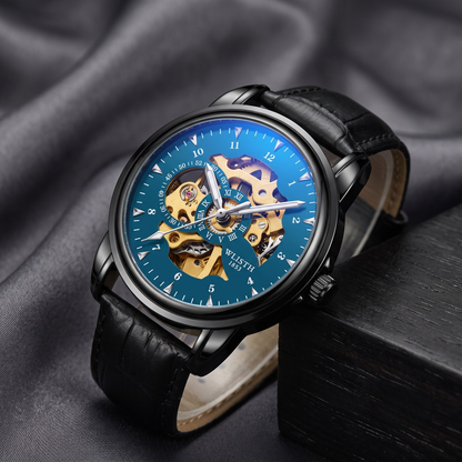 Trevon Leather Black 40mm
