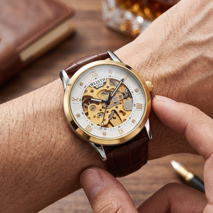 Windham Leather & Gold 40mm