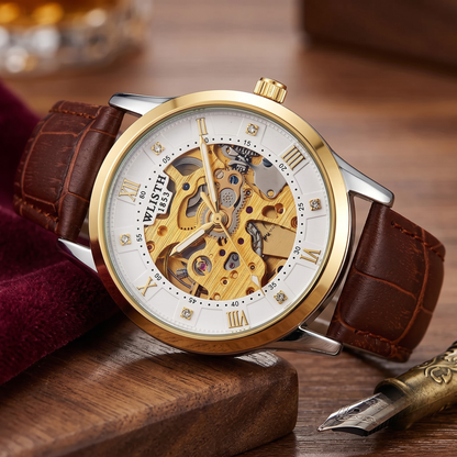Windham Leather & Gold 40mm