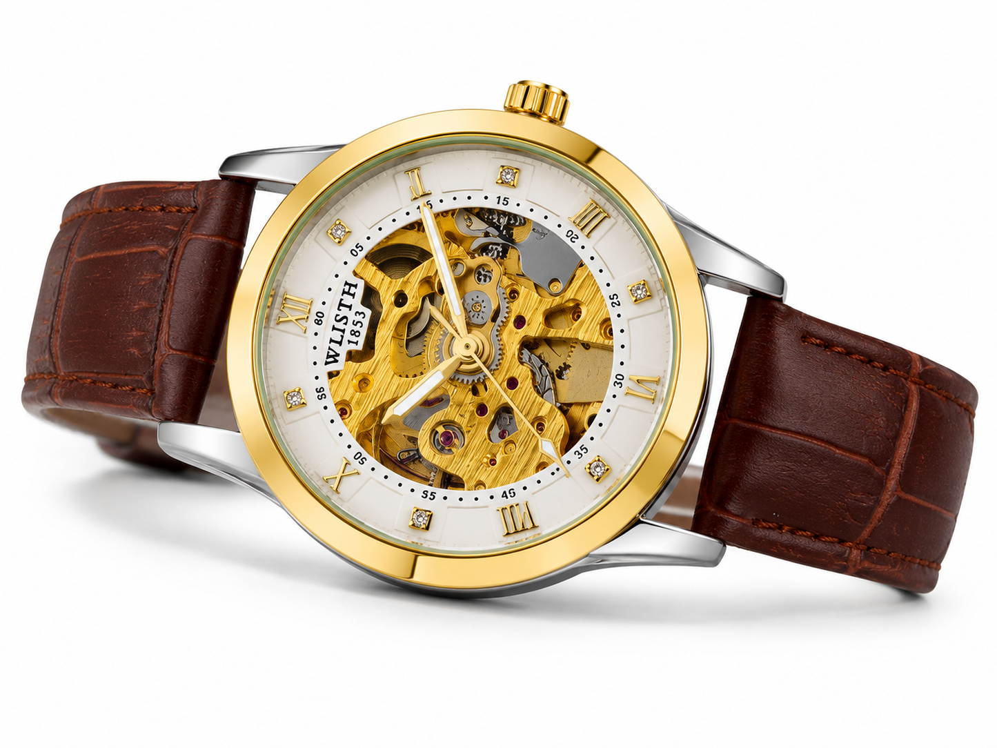 Windham Leather & Gold 40mm