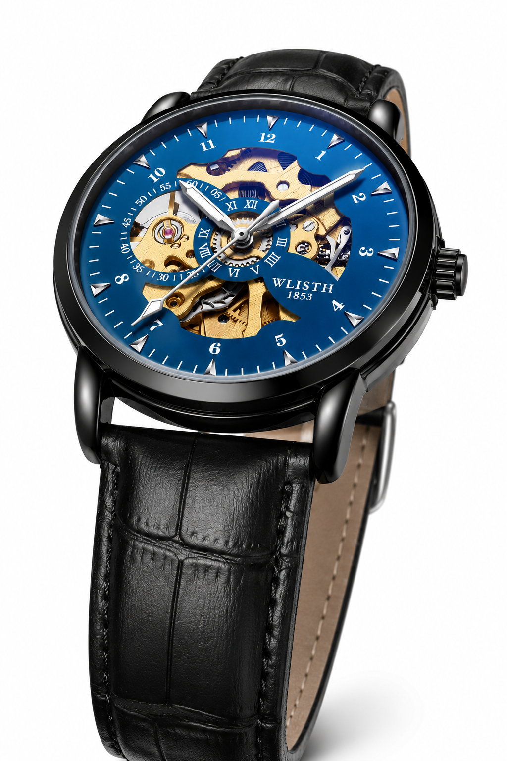 Trevon Leather Black 40mm