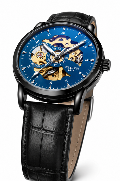 Trevon Leather Black 40mm