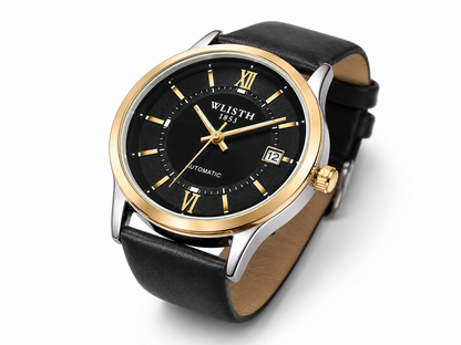 Falken Leather Black 40mm