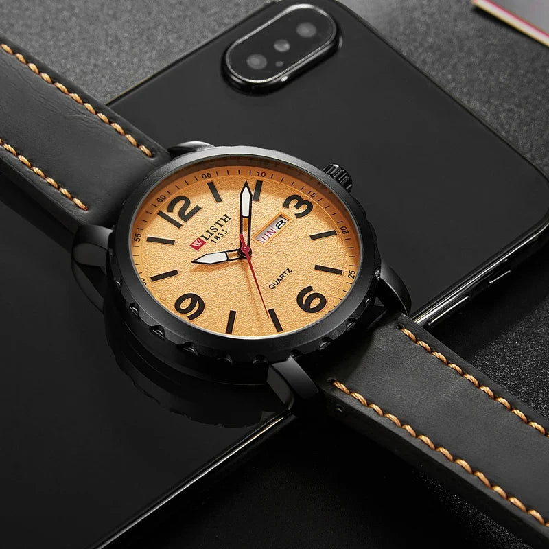 Valenor Leather Black 40mm