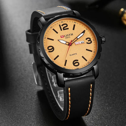 Valenor Leather Black 40mm